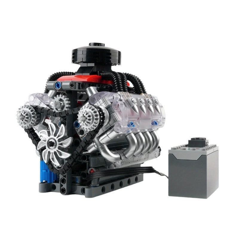 V8 Engine Simulation Model Blocks